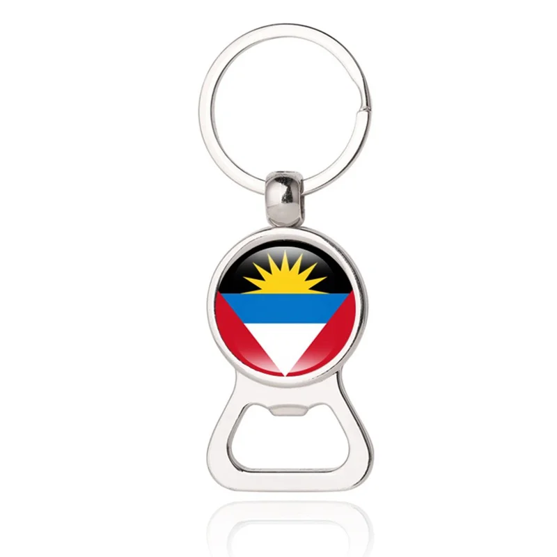 10 шт./партия Caribbean Bay 25, открывалка для флага, брелок флаг, мужские Модные ювелирные аксессуары, автомобильный брелок, памятный подарок