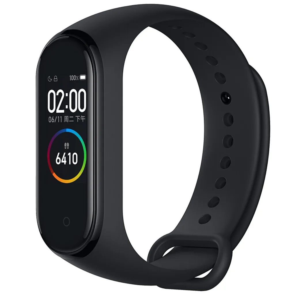Для Носимых устройств Xiaomi Mi Band 4 AMOLED цветной экран браслет BT5.0 фитнес трекер Смарт часы smartwatch