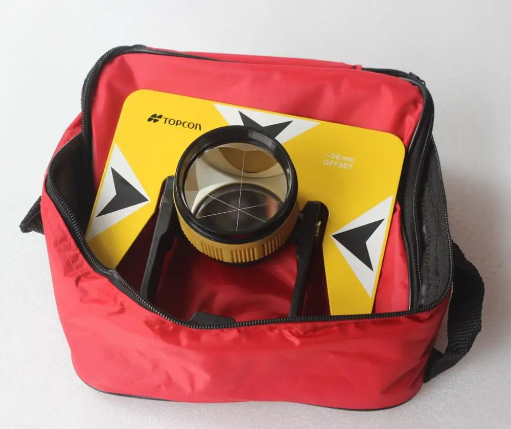

NEW All Metal Yellow TOPCON Prism set w/Bag for Topcon Pentax Nikon Sokkia total station surveying