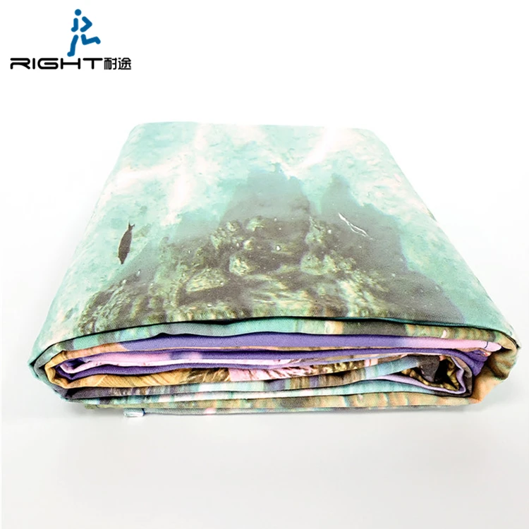 Wholesale High Quality Custom logo with gym sports travel Microfiber Towel mesh bag | Дом и сад