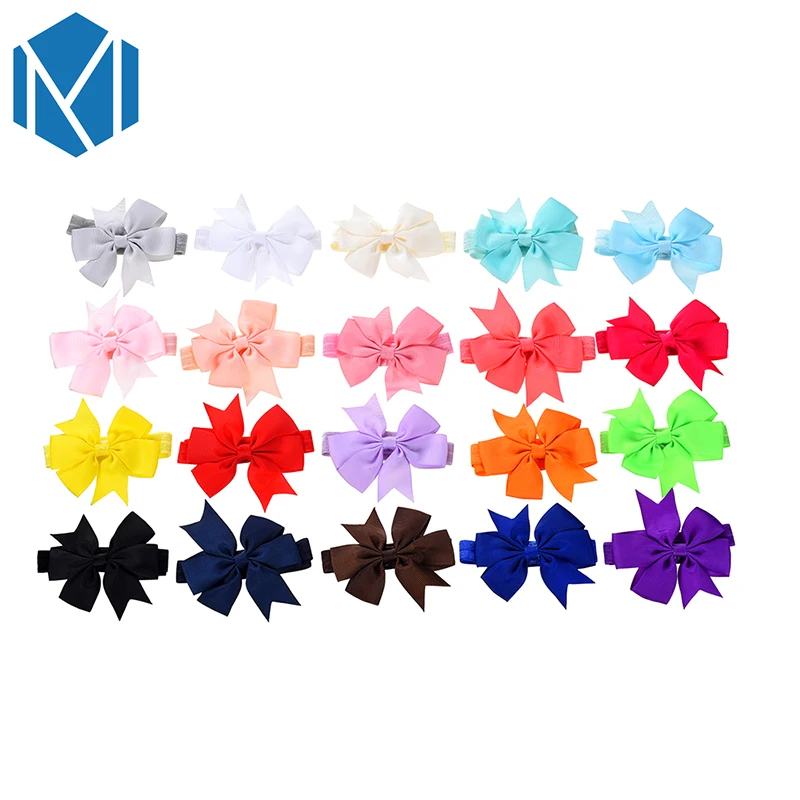 M MISM/милый комплект из 40/20 предметов 3 &quot/5&quot аксессуары для волос с бантом девочек