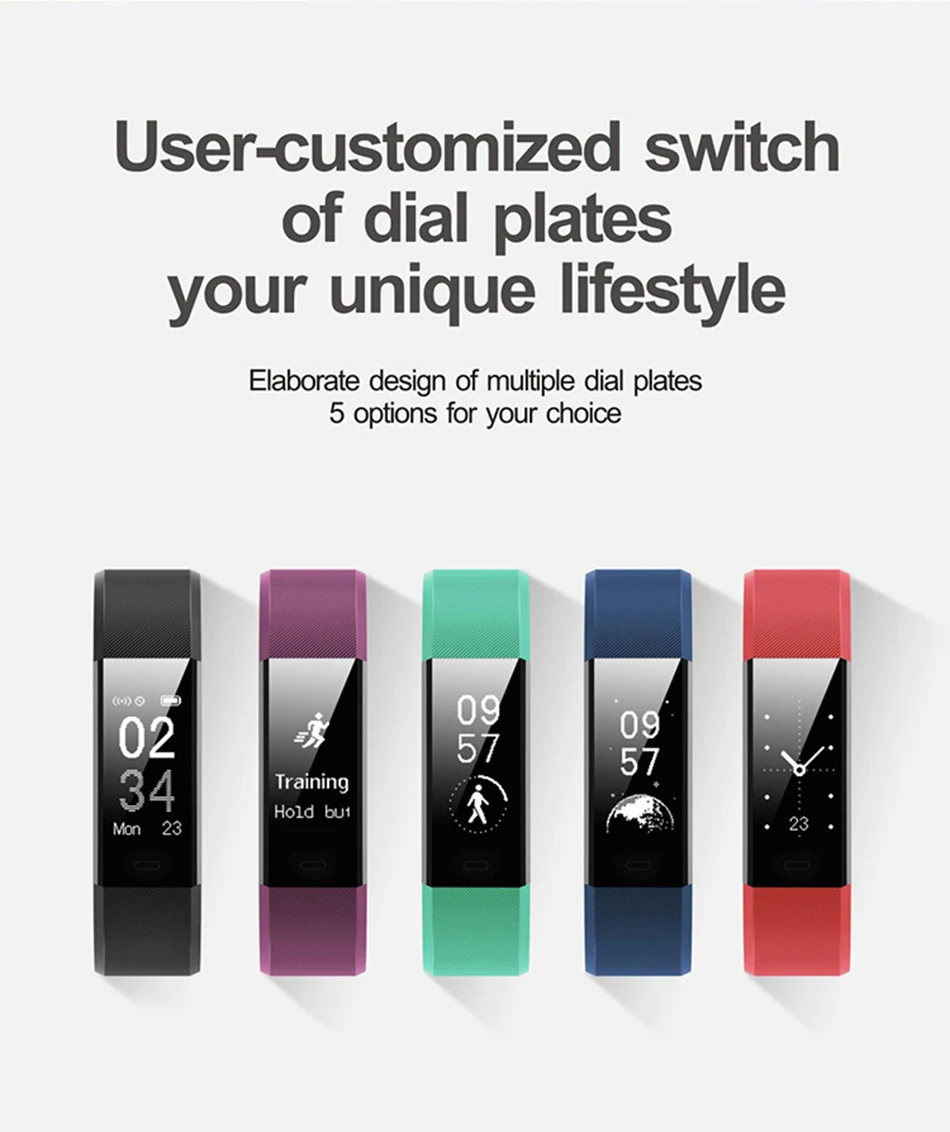 Смарт браслет Smartch ID115 Plus GPS фитнес трекер часы с пульсометром счетчик шагов