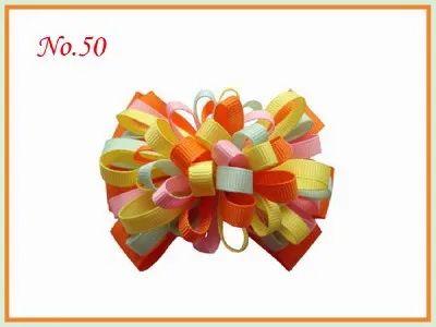 

100 PCS 3" Fireworks Top Selling Hair Bow Girls Boutique Korker Hair Accessories