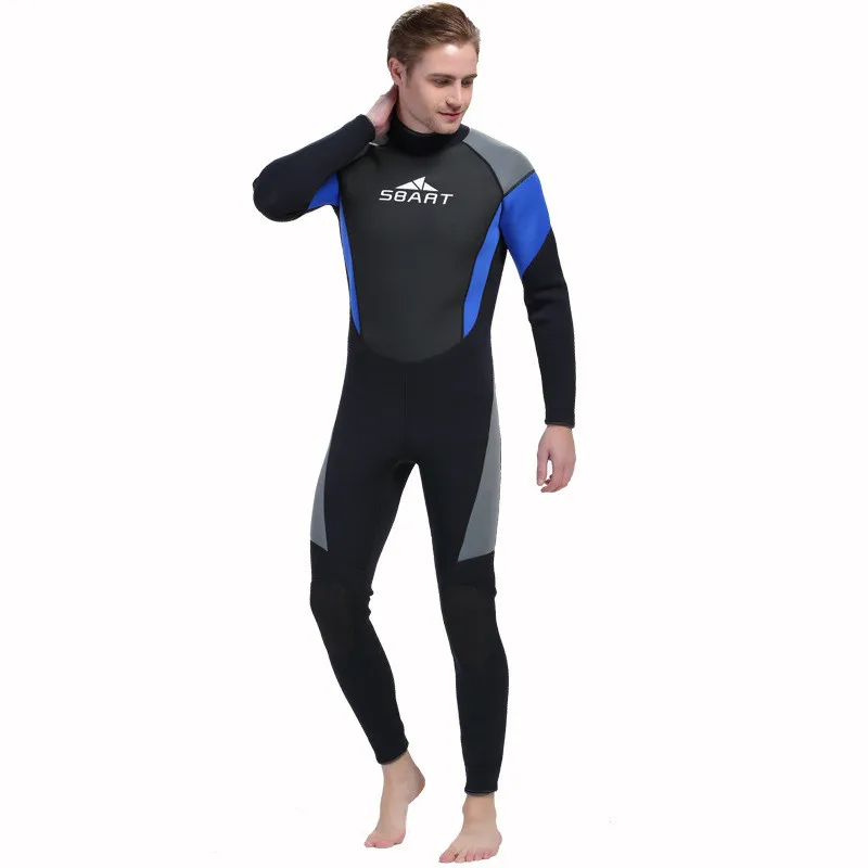 Зимний теплый 3 мм неопреновый гидрокостюм для мужчин 2017 Новый солнцезащитный