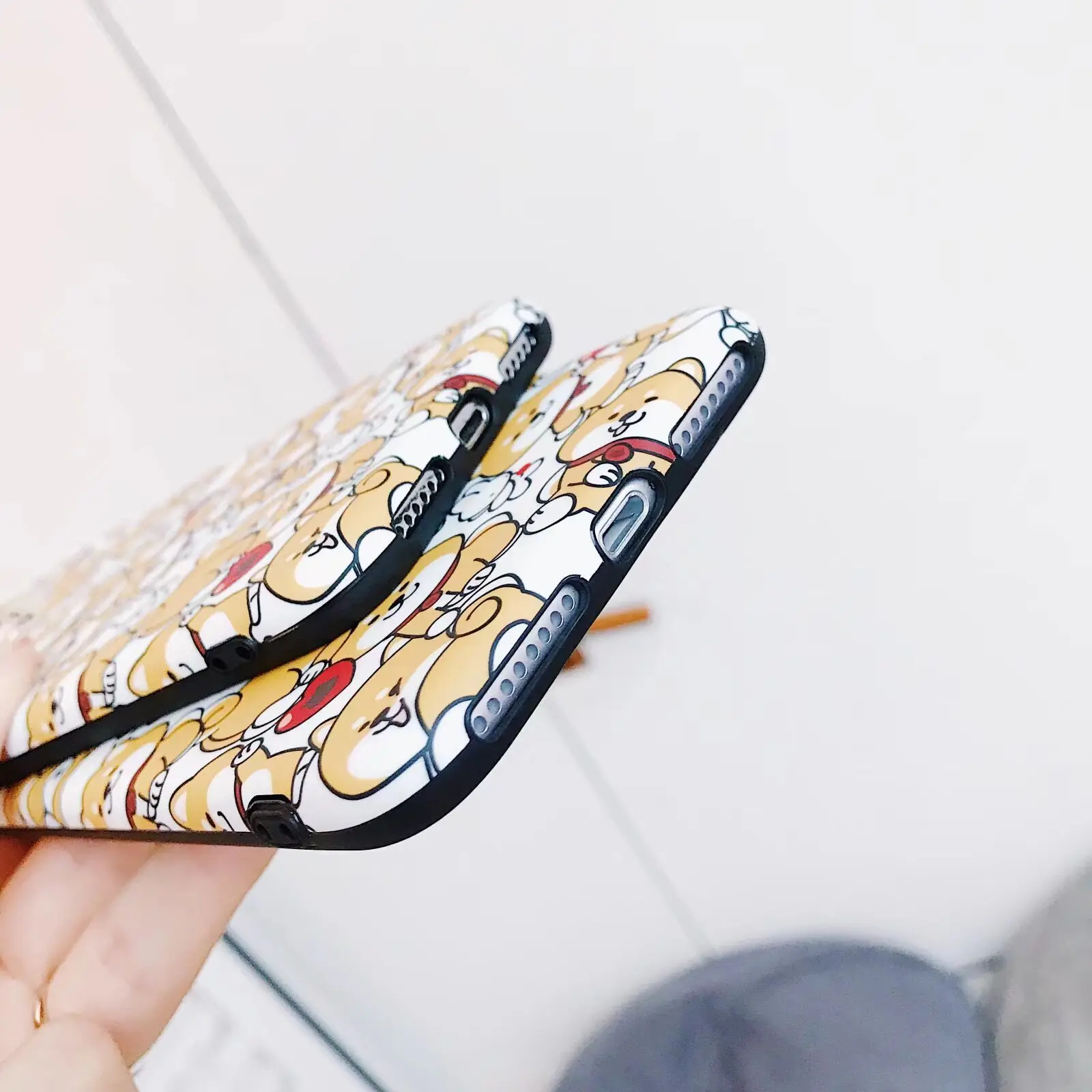Японский милый чехол для iPhone Xs MAX Xr X 6 6s 7 8 plus задняя крышка с забавным рисунком