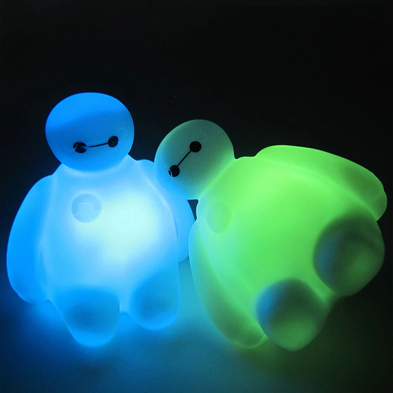 7 цветов Изменение Большой Герой мультфильма BayMax светодиодный ночник настольная