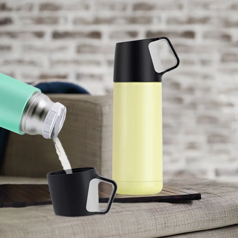 500ml Candy Color Thermomug Outdoor Portable Thermos Flask Bicycle Stainess Steel Water Bottle Business | Дом и сад
