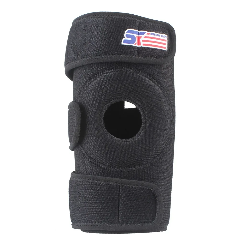 Free Shipping ShuoXin SX515 Sport Leg Knee Patella Support Brace Wrap Protector Pad Sleeve - Black | Спорт и развлечения
