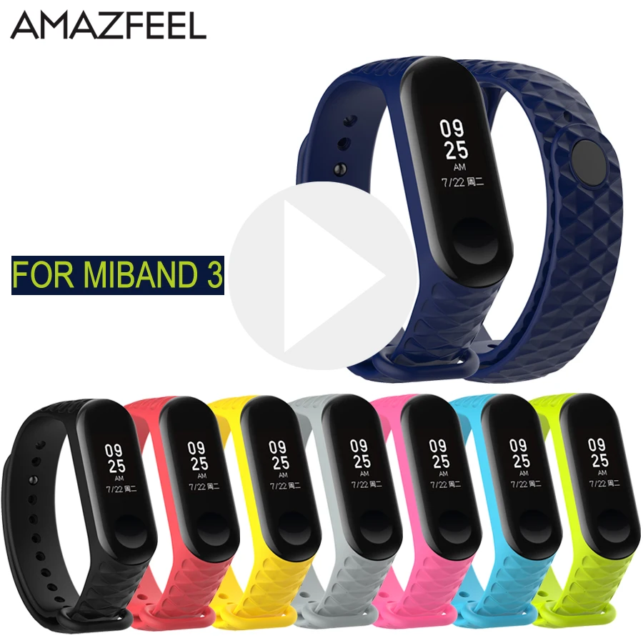 10 шт./упак. браслет для Xiaomi Mi Band 3 спортивный силиконовый ремешок часов mi band