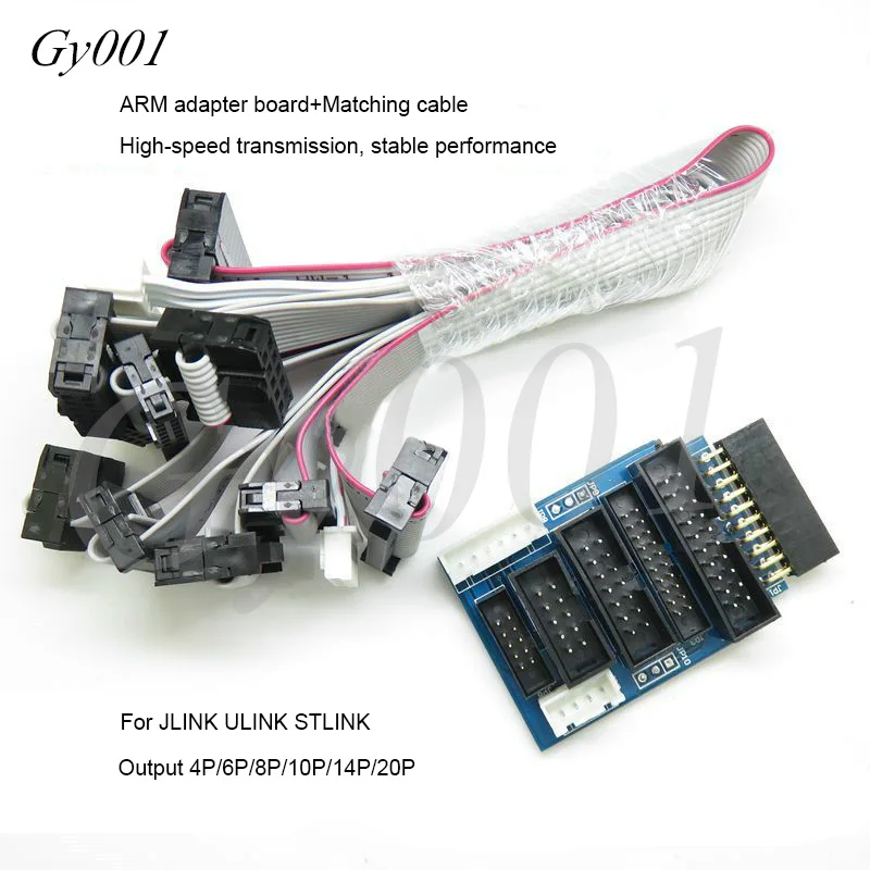 Плата адаптера JLINK Поддержка JTAG SWD STM32 V8 V9 ULINK STLINK|Аксессуары для
