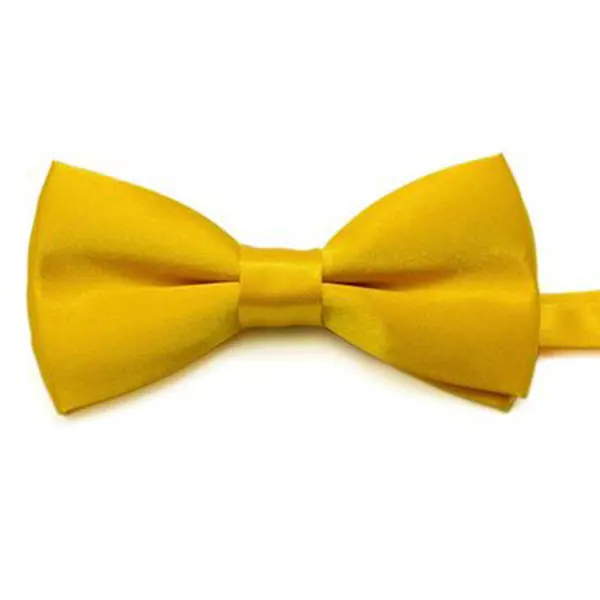 Новый модный Детский галстук бабочка для маленьких мальчиков однотонный