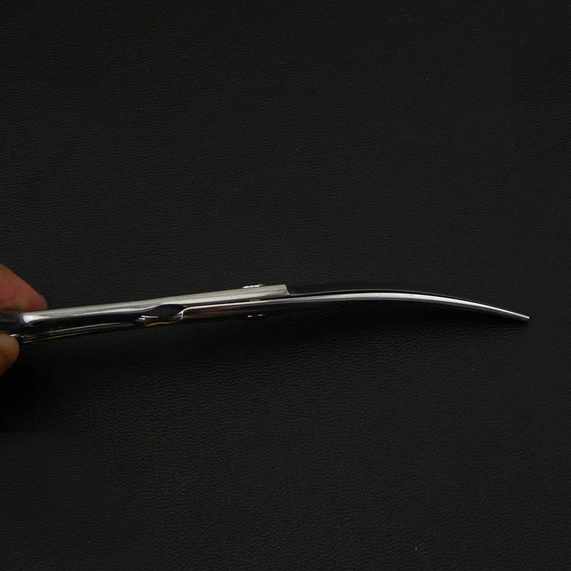 

6inch Silver Curved Scissor Professional Shear Dog Pet Grooming Scissor Animal Haircut Supplier Instrument