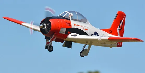 FMS модель 1400 мм T28 V4 приводимого в движение с помощью электропривода RC самолет