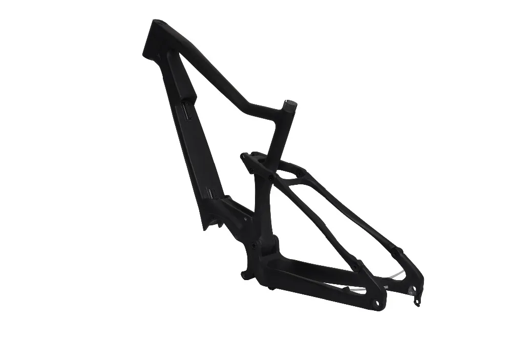 Бренд 29er 148 мм карбоновый полный подвес boost MTB рама 350 Вт 36 В Ши. Электрический горный велосипед корпус двигателя углеродный e-велосипед