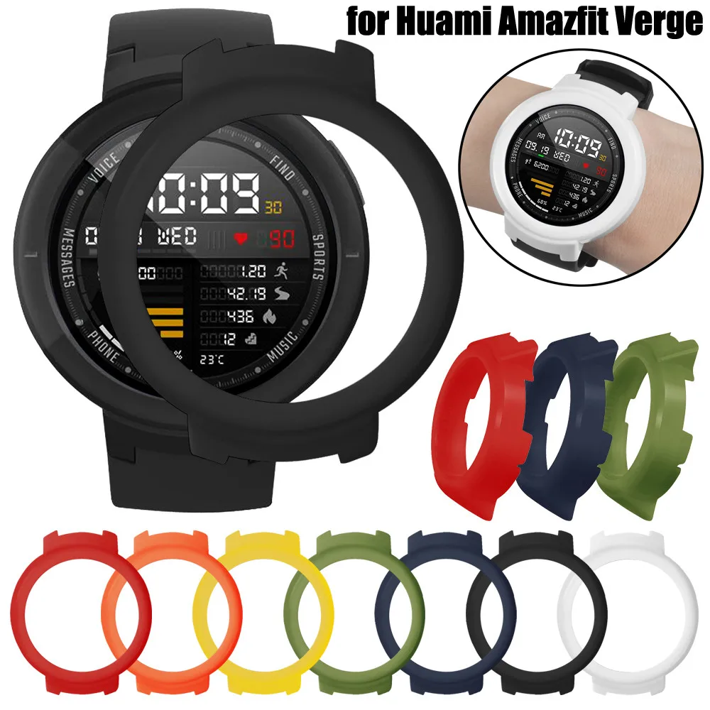 Ультра тонкий ПК жесткий защитный бампер полный чехол Чехол для Huami Amazfit Verge Watachband