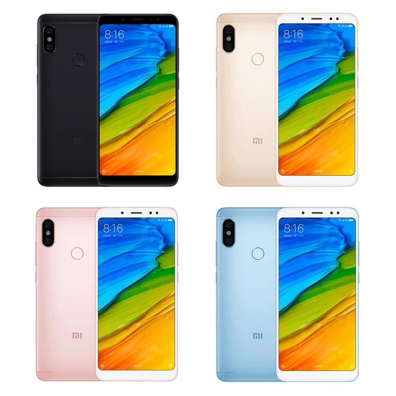 Оригинальный Xiaomi Redmi Note 5 4 Гб ОЗУ 64 ПЗУ мобильный телефон Восьмиядерный процессор