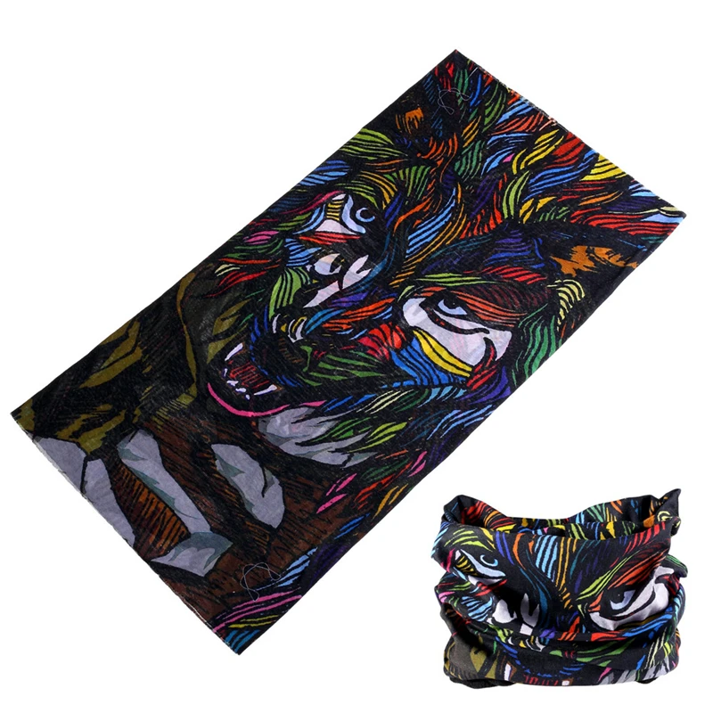 Мужская велосипедная маска Foulard Moto головной шарф Крокодил 3D грелка для шеи лица