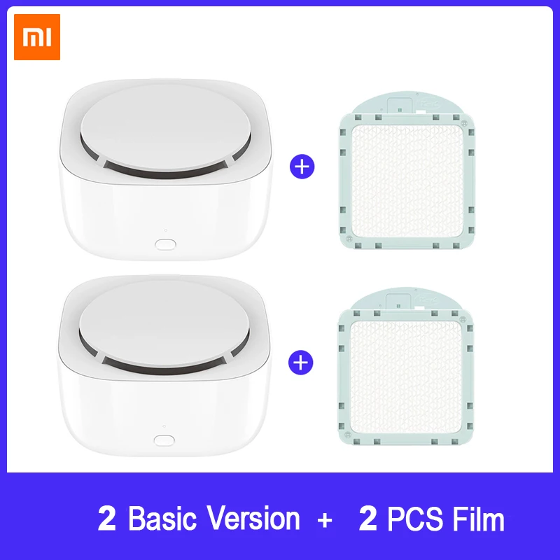 2 Set Xiaomi Mijia комаров убийца смарт/Базовая версия телефона таймер переключатель с светодиодный светильник использовать 90 дней работы - Цвет: 2 Set