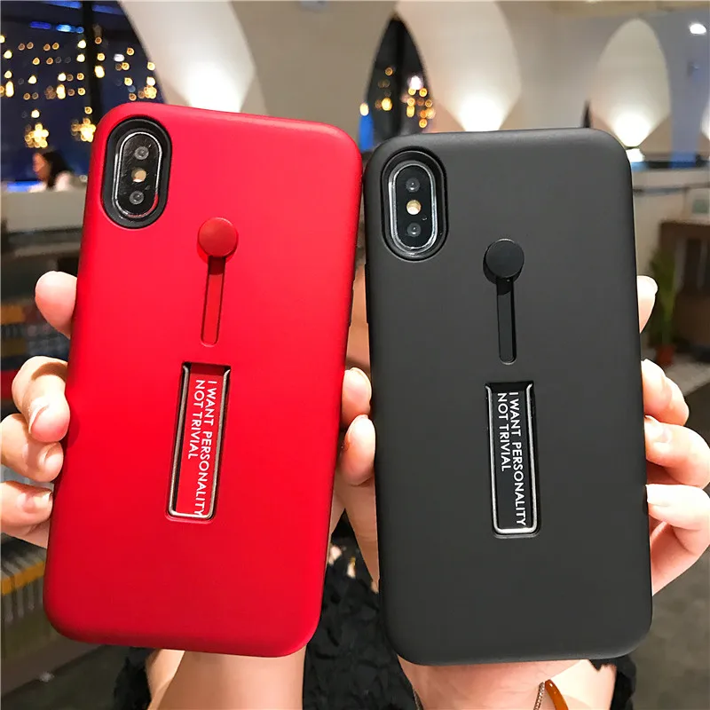 Чехол для Телефона iPhone 6 6S 7 Plus чехол iphone 8 X 10 XS MAX XR красные черные чехлы |