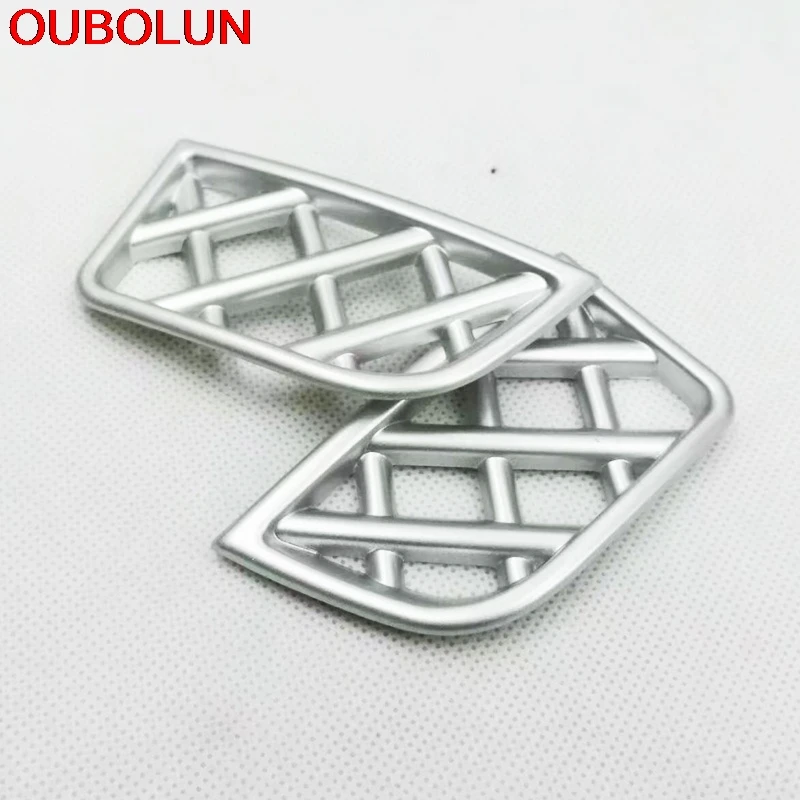 OUBOLUN ABS хром кондиционера вентиляционные блестки стикер чехол Аксессуары 2 шт. для
