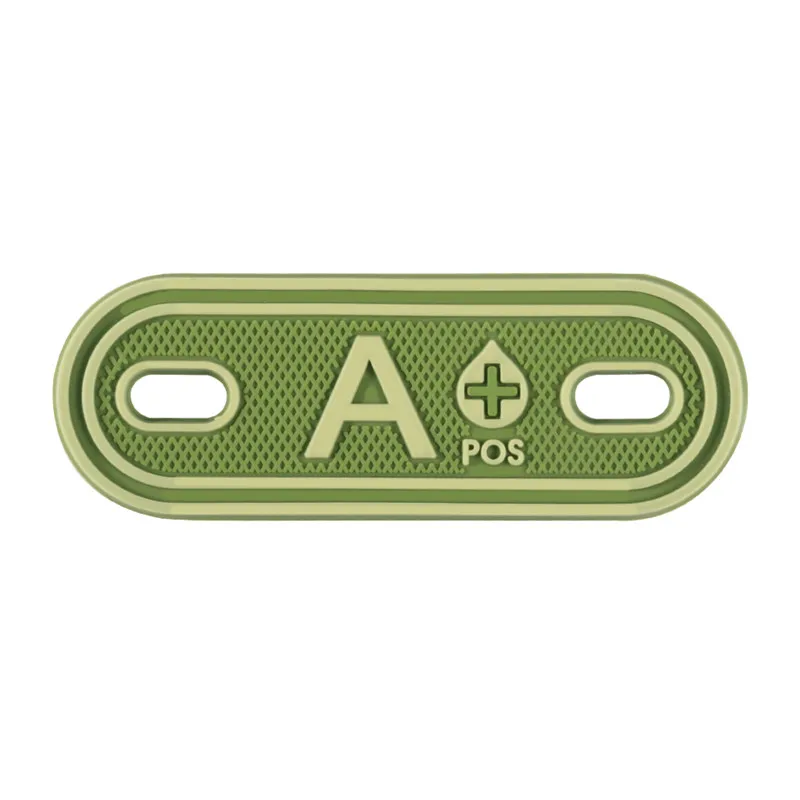 2 шт. армейские тактические отрицательные группы крови позитивные A B AB O POS +