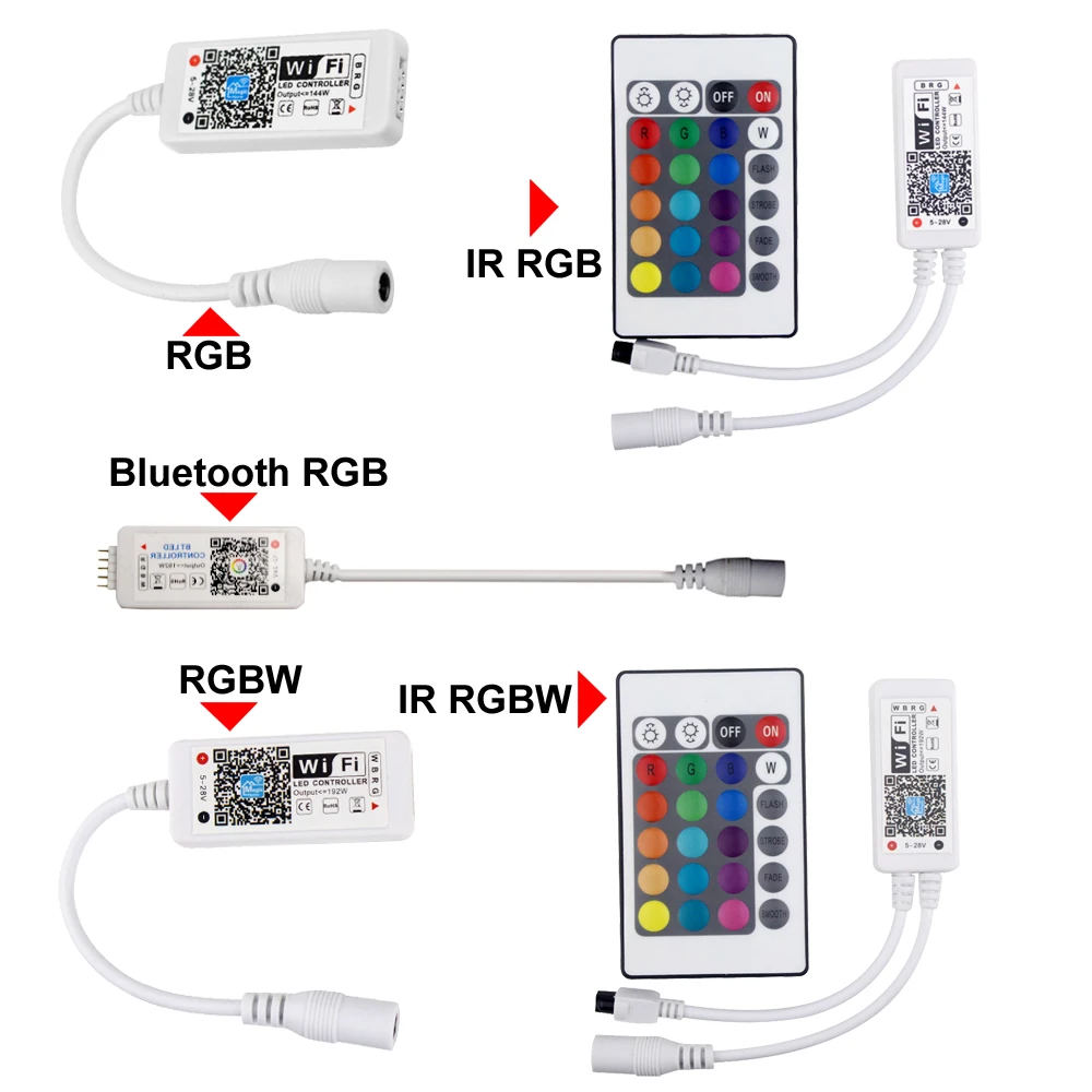 Magic Home wifi светодиодный контроллер для светодиодной ленты Bluetooth Музыка RGBW RGB контроллер светодиодный wifi RGB RGBW контроллер