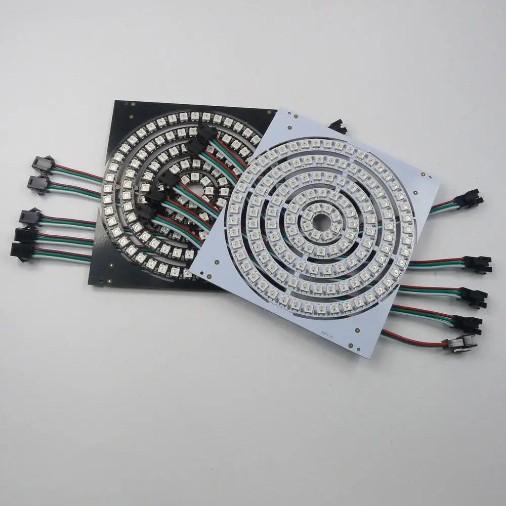 

128 Leds 5 ring in 1 Board WS2812B RGB LED Light Module Individually Addressable