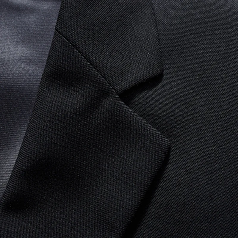 (Пиджак + жилет брюки) мужской костюм на одной пуговице модный шерстяной