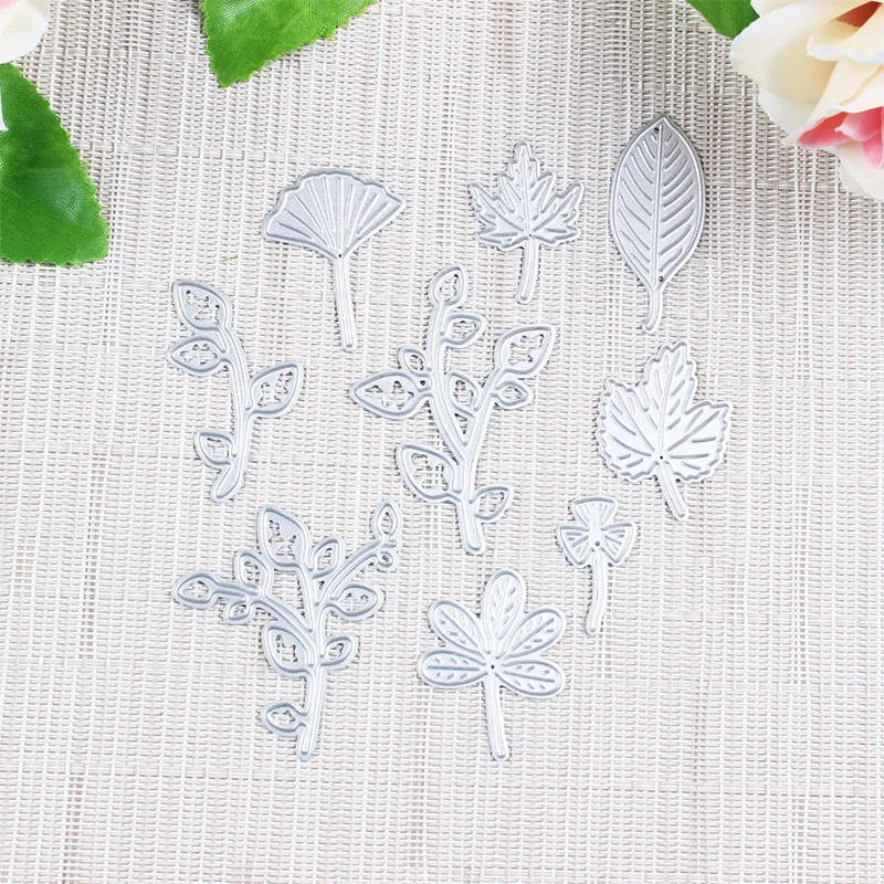 2019 Цветочные листья металлические резные штампы для скрапбукинга рукоделие