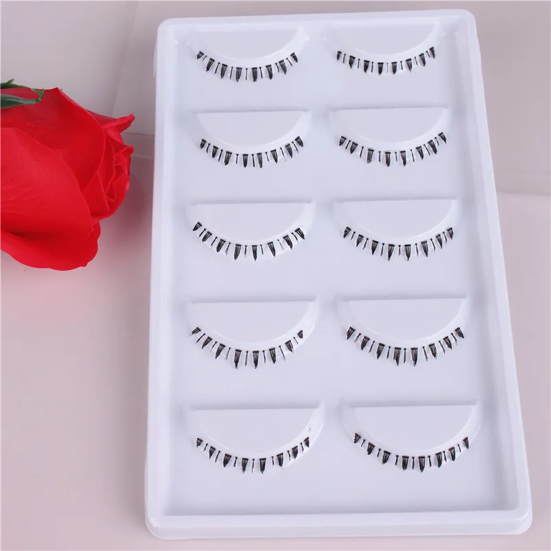 5 пар нижних ресниц Buenas bottom lash B05 ручная работа прозрачный пластиковый терьер ниже ресниц Модные накладные ресницы