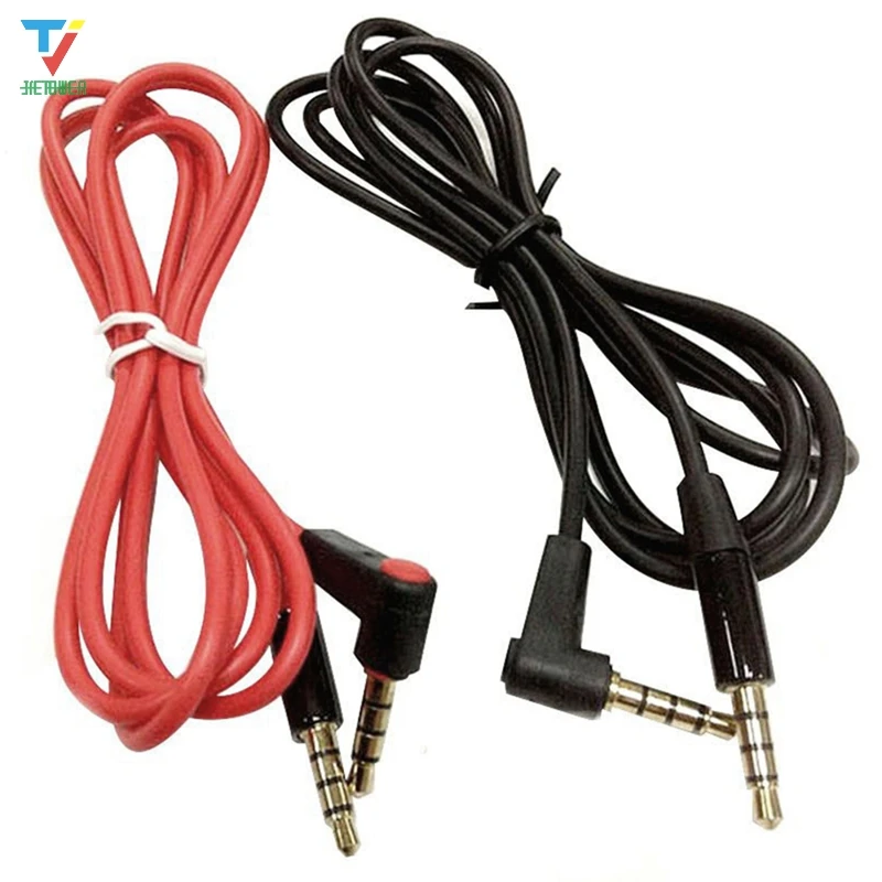 100 шт./лот красный 4 до 4/3 3 коленчатый аудио кабель 5 мм штекер-штекер Detox/Pro сменный