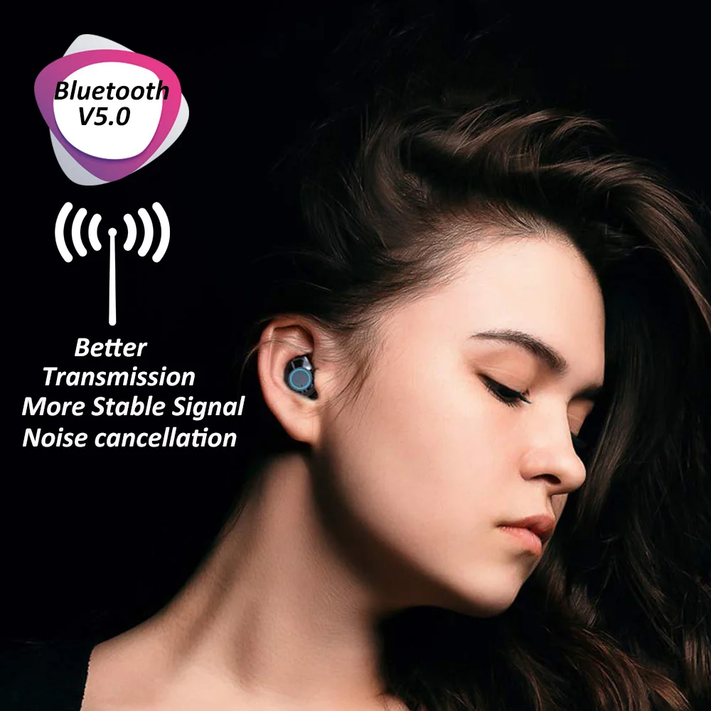 Arikasen, настоящие беспроводные наушники, Bluetooth V5.0, TWS, bluetooth наушники, Спортивная, стерео, беспроводная гарнитура для iPhone, xiaomi, samsung