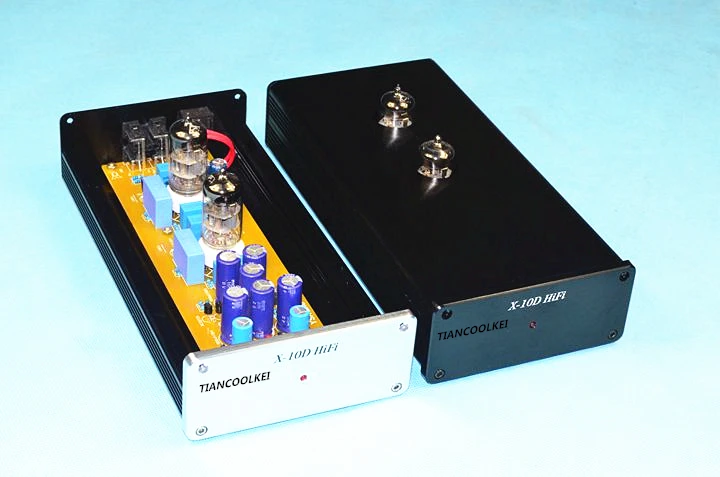 TIANCOOLKEI X 10D 2 0 Оригинальная схема HiFi 6N11 трубчатый буфер аудио сигнальная трубка