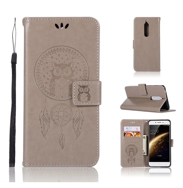 Телефон Etui для Coque Nokia 5 чехол Роскошные Сова кожаный бумажник откидная крышка для Nokia 5 Nokia5 Корпус Capinha