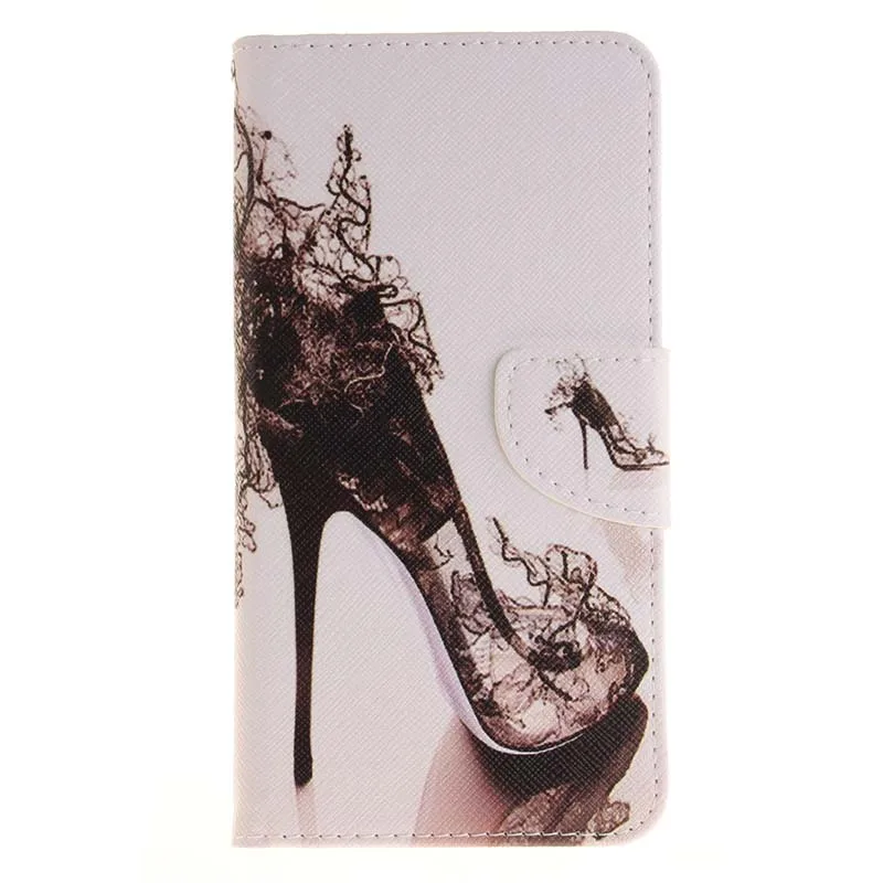 High Heels Кожаный чехол-книжка с орхидеей B42 для sony Xperia Z3 Compact Z5 Mini C6 XA Ultra XZ S50h L55T M55W XZ1 XA1 Plus Coque - Цвет: High Heels