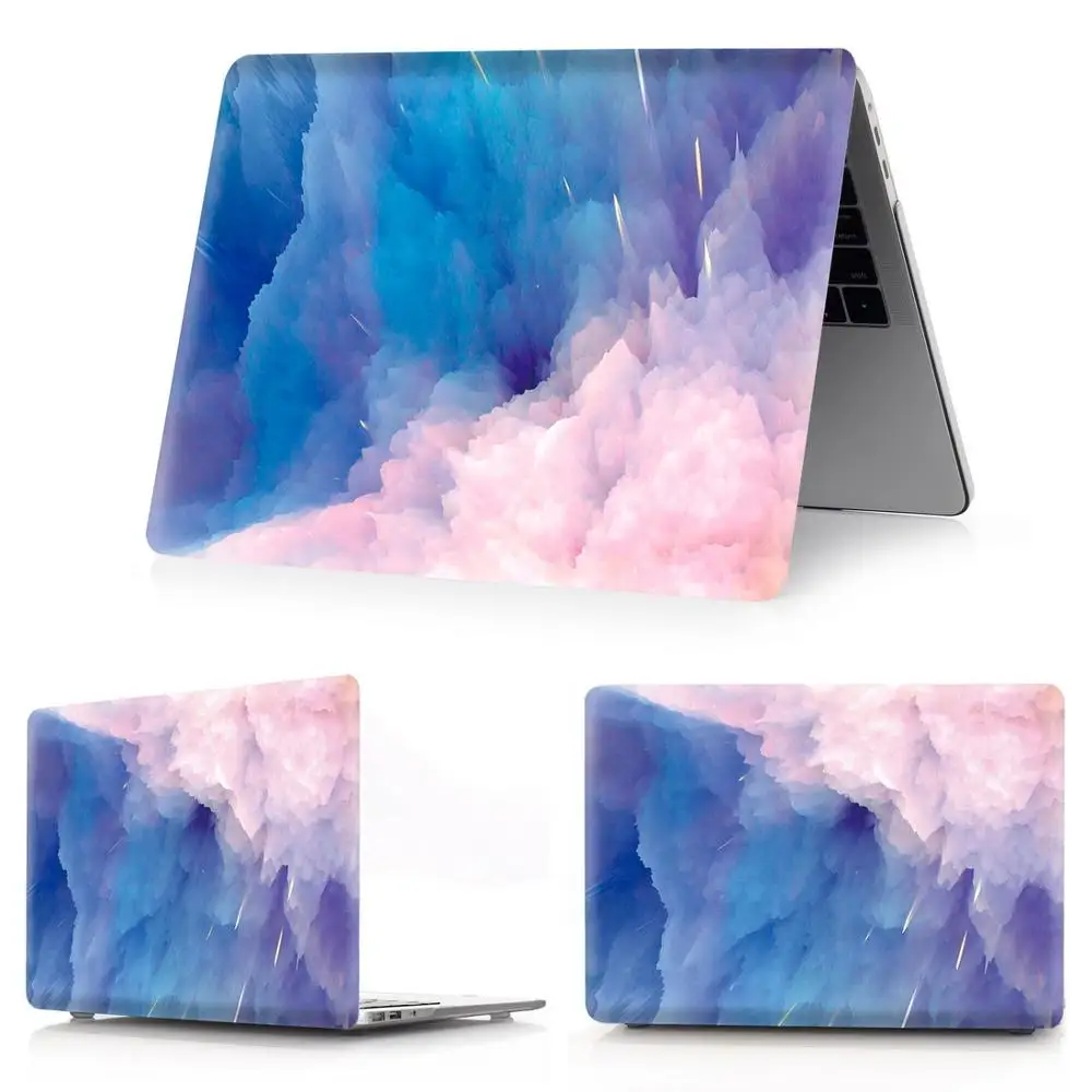 fenzi-purple Цветной альбом для рисования чехол для Macbook Air 11 13 Pro retina 12 13 15 дюймов цвета сенсорная панель для New Pro 13 15 или New Air 13 - Цвет: fenzi-purple