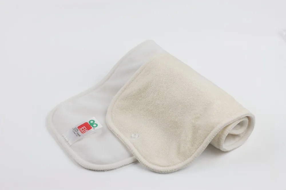 ElfDiaper работа с чехлами тканевые подгузники, вставка Многоразовые моющиеся оснастки бамбука/микрофибры оставаться сухой Подкладка Вставка