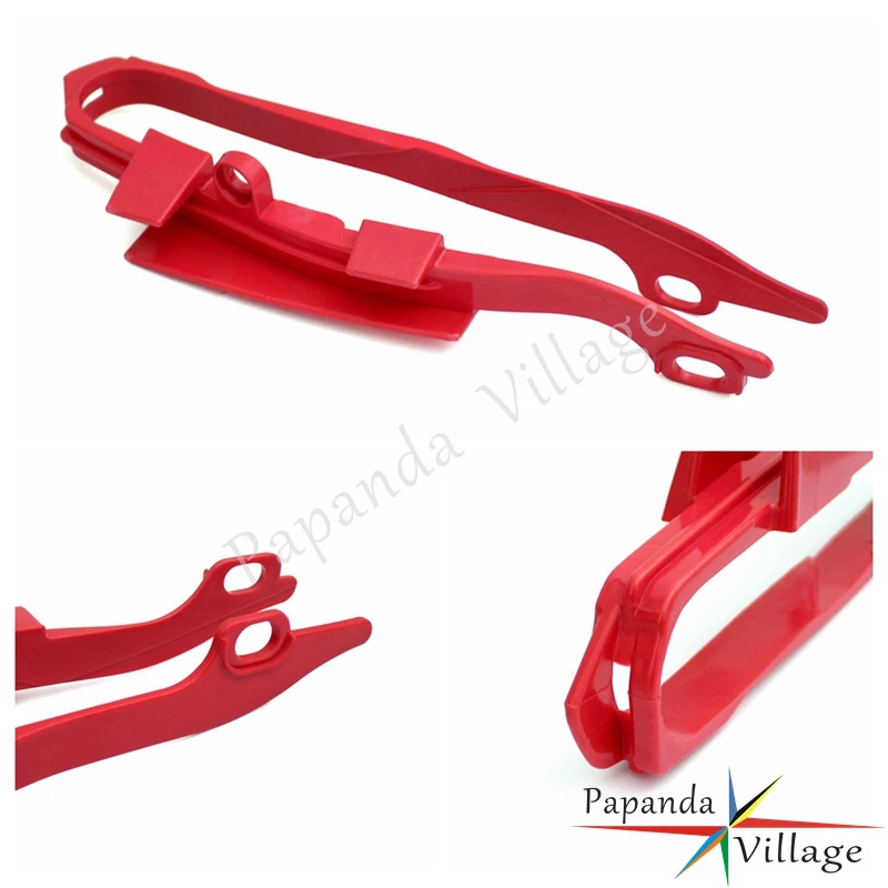 Пластиковый красный слайдер цепь Papanda для мотоцикла Honda CR 125R 250R CRF 250X 450R 450X|slider for