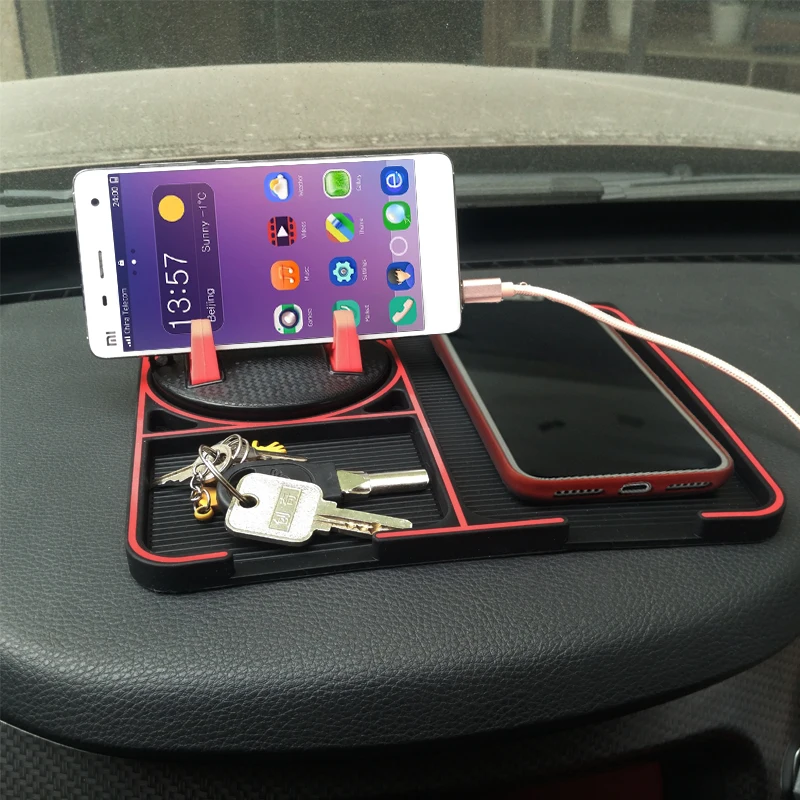 Держатель для телефона XMXCZKJ антискользящий Автомобильный держатель с креплением