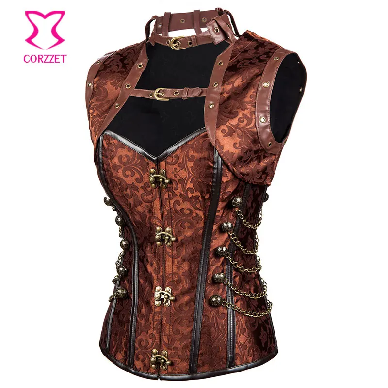 Сексуальные корсеты и бюстье бурлеск костюм готические E Espartilhos размера плюс
