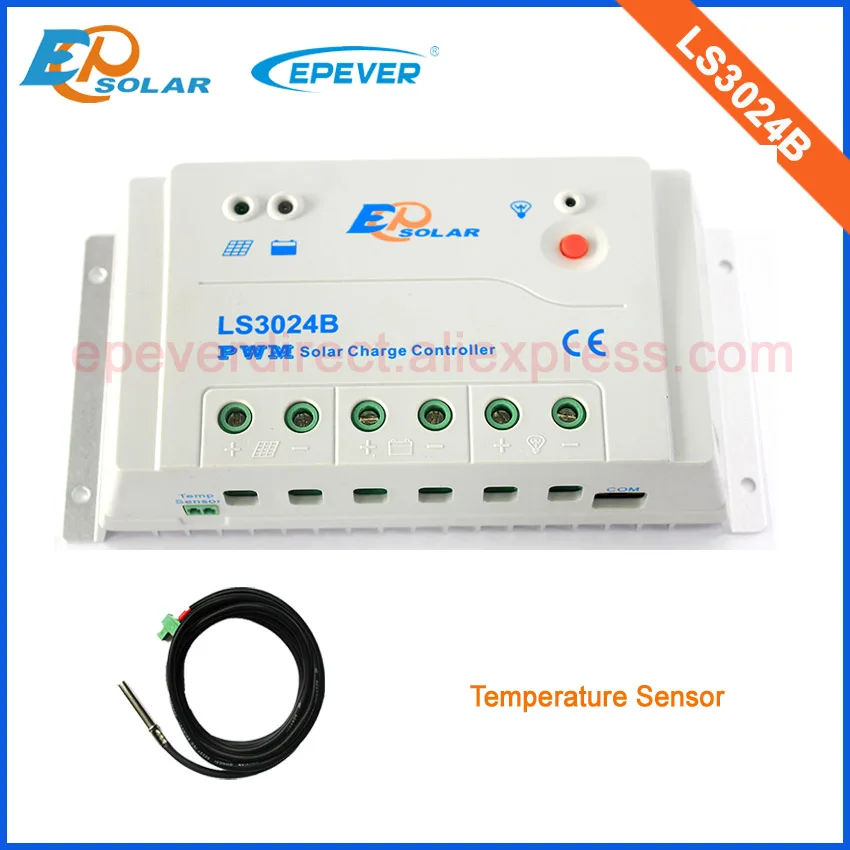 30 А регулятор PWM LS3024B 12 В 24 солнечные панели аккумулятор с датчиком температуры| |