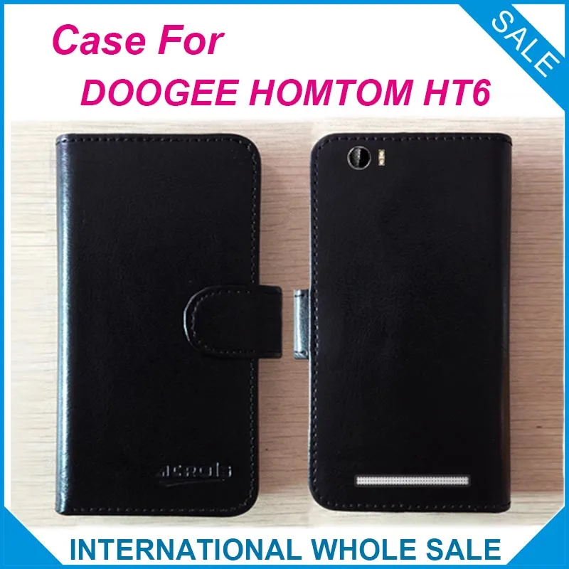 

Лидер продаж! Чехол для телефона DOOGEE HOMTOM HT6, 6 цветов, высококачественный новый стиль, кожаный, эксклюзивный, Для DOOGEE HOMTOM HT6, отслеживание