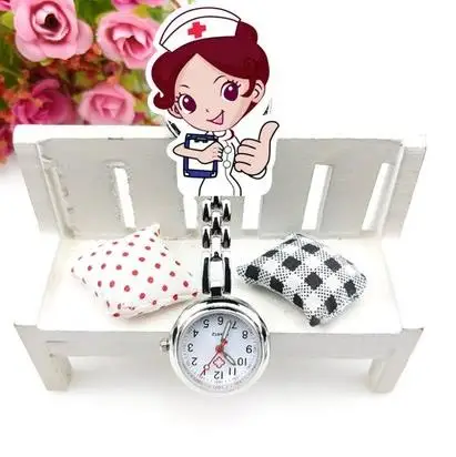 see chart Мультфильм Тянуть значок катушка ID ремешок Имя тег карты держатель часы катушки Доктор Медсестры поставки - Цвет: see chart