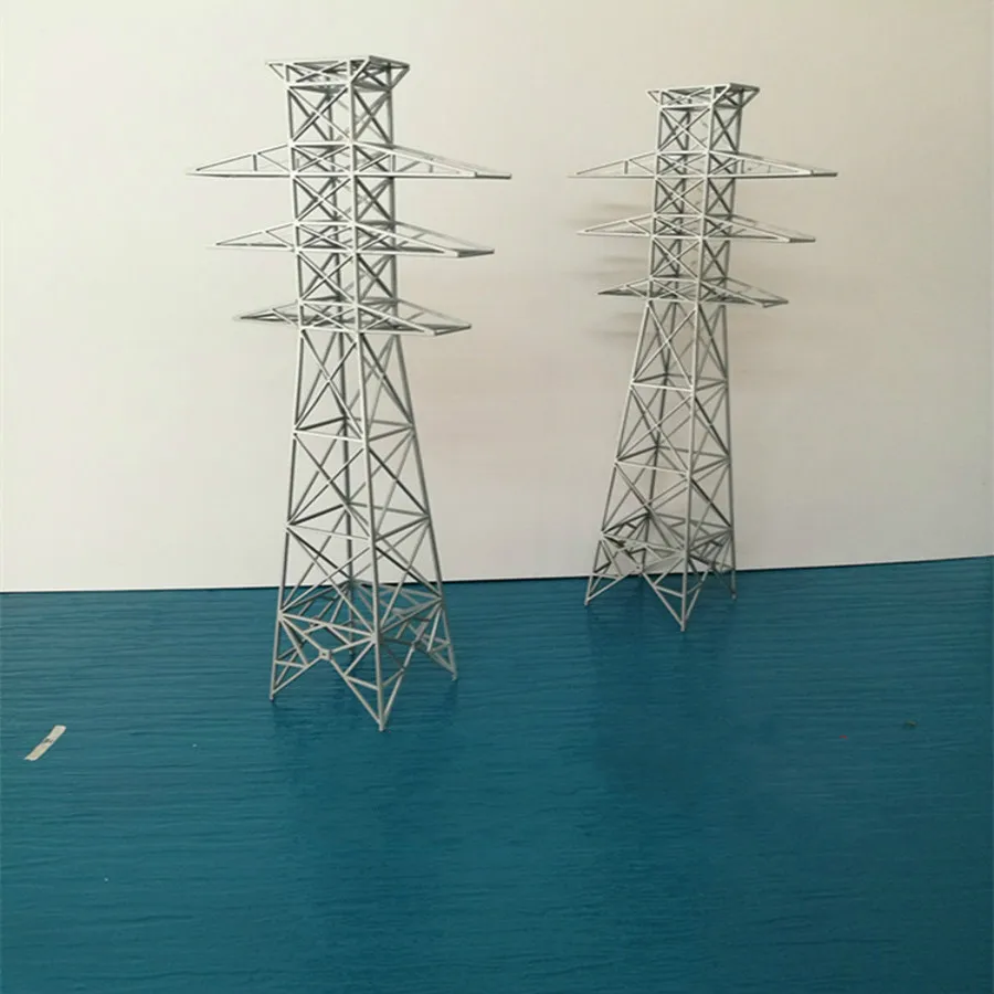 30cm Sand Tray Model Material Scene High Voltage Electric Tower Transmission Finished Product | Игрушки и хобби