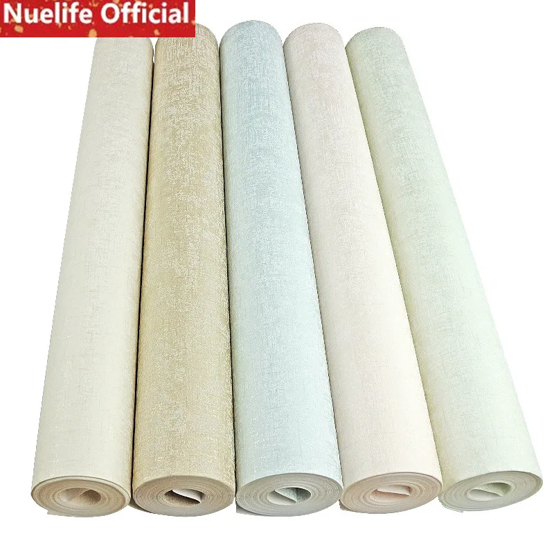 

0.53x10m Pure pigment color modern minimalist wallpaper living room bedroom solid color study hotel wall non-woven wallpaper A2