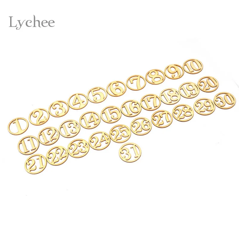 Lychee Life 1 набор деревянных фигурок 31 искусственные украшения домашние