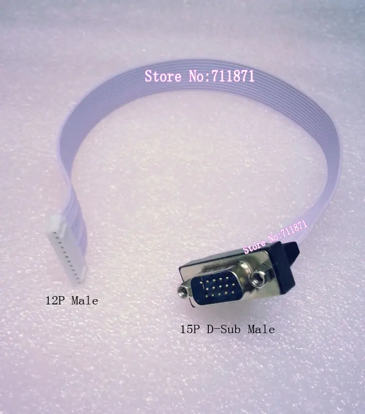 Кабель VGA D Sub 30 см 12P папа 15 P Pin кабель светодиодный ЖК монитор ТВ sub 12 VGA|vga cable|cable vga