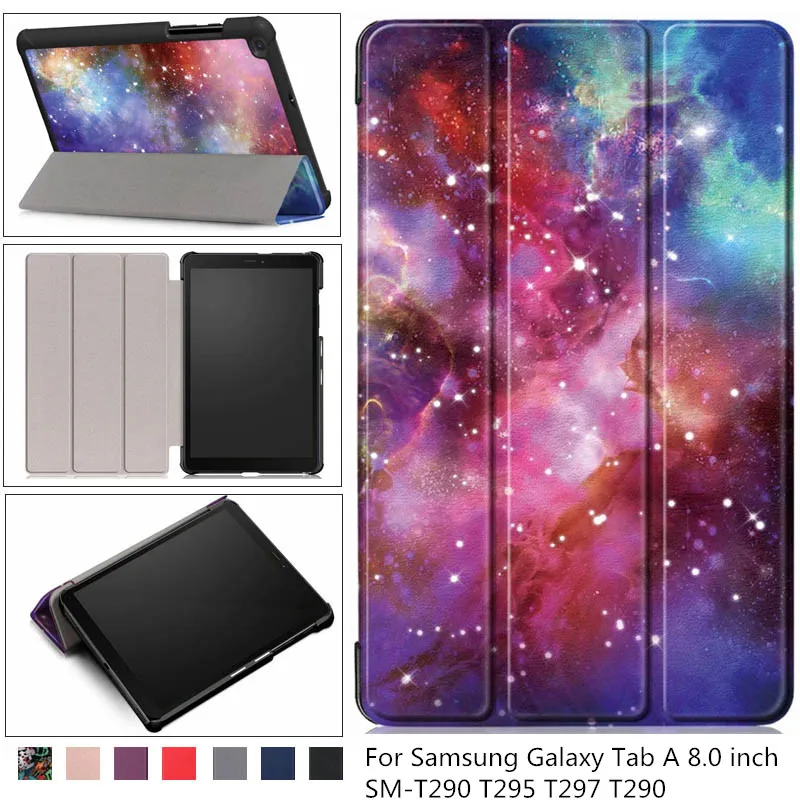 Ультра тонкий узор Книга чехол с откидной магнитной крышкой для планшета Samsung Tab A