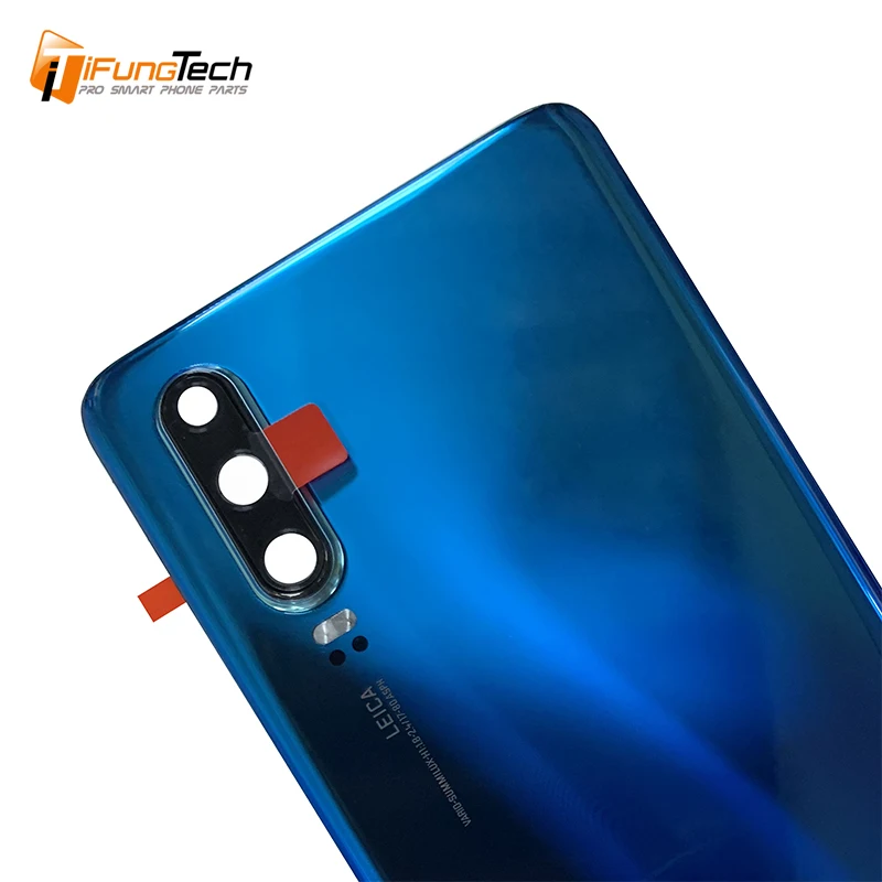 Original Glass Battery Cover For Huawei P30 Rear Housing Back Case With Camera Lens+Logo+ Adhesive | Мобильные телефоны и