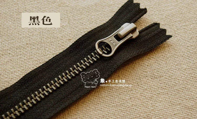 DIY кожаные сумки обувь карман 20~ 35 см YKK 5# высококлассные античные серебряные металлические молнии аксессуары - Цвет: Photo Color